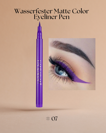 Wasserfester Matte Color Eyeliner Pen – Präzise, farbintensiv und langanhaltend