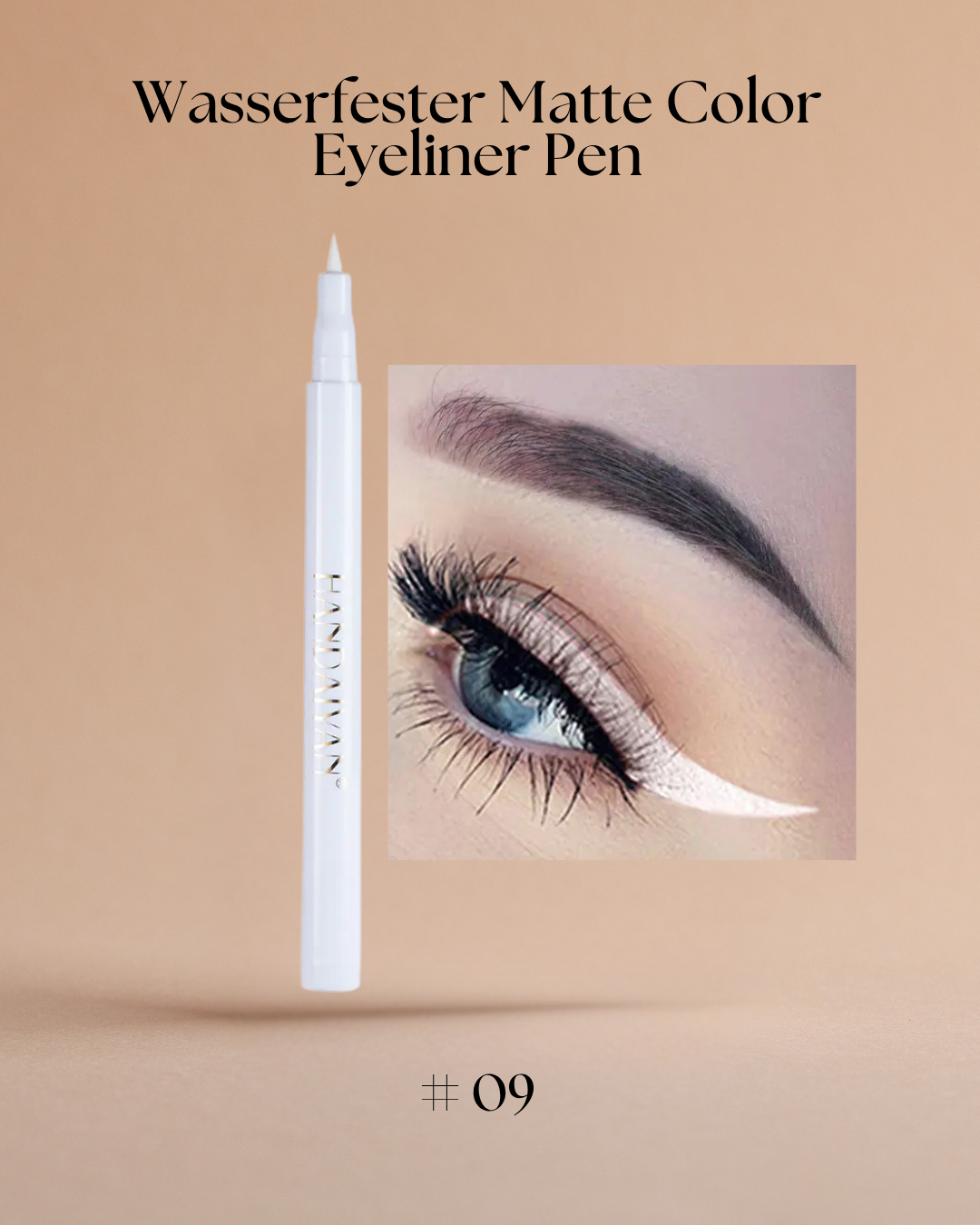 Wasserfester Matte Color Eyeliner Pen – Präzise, farbintensiv und langanhaltend