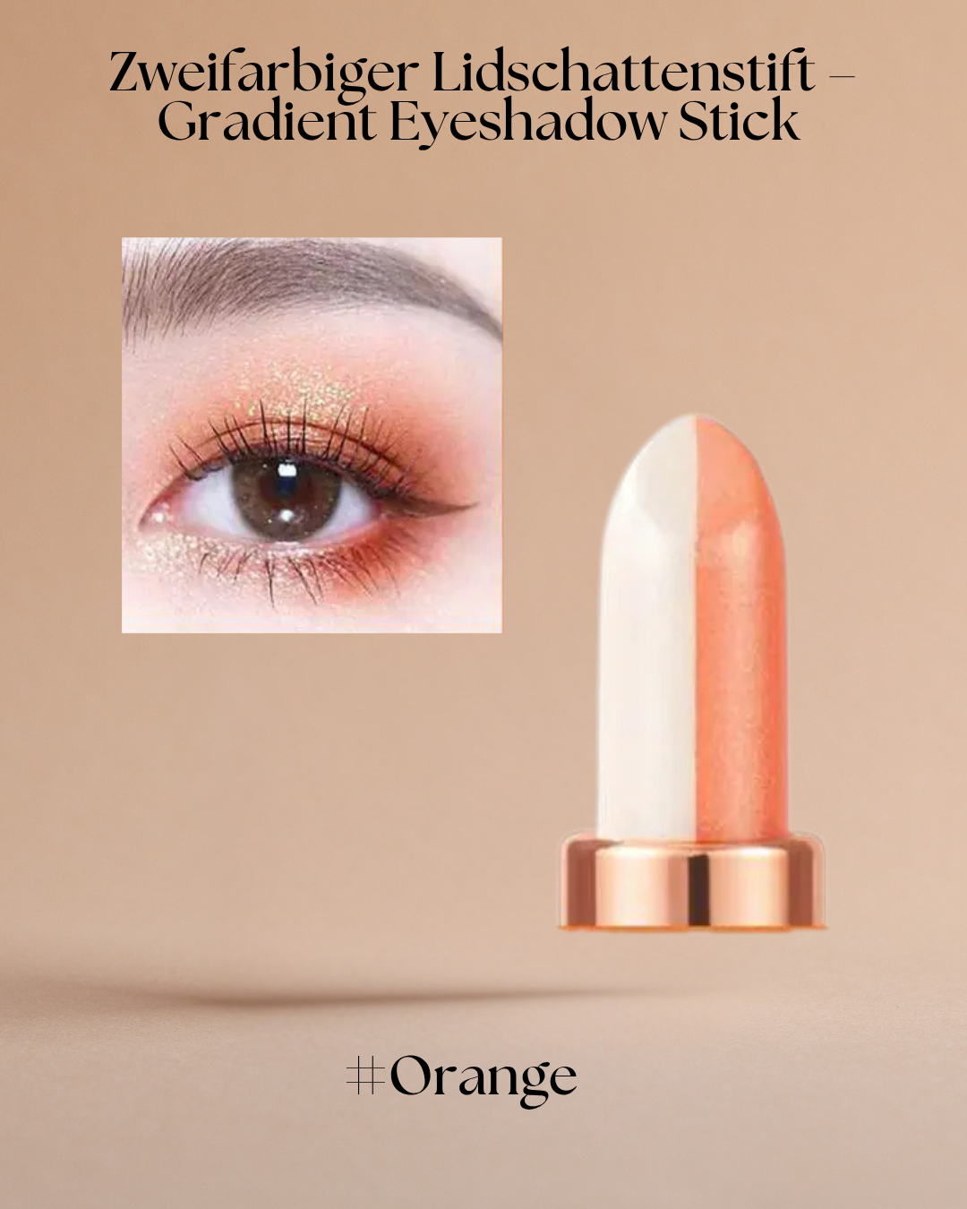 Zweifarbiger Lidschattenstift Stick mit seidig-weicher Textur & einfachem Auftrag – 6 Farben für natürliche bis dramatische Looks