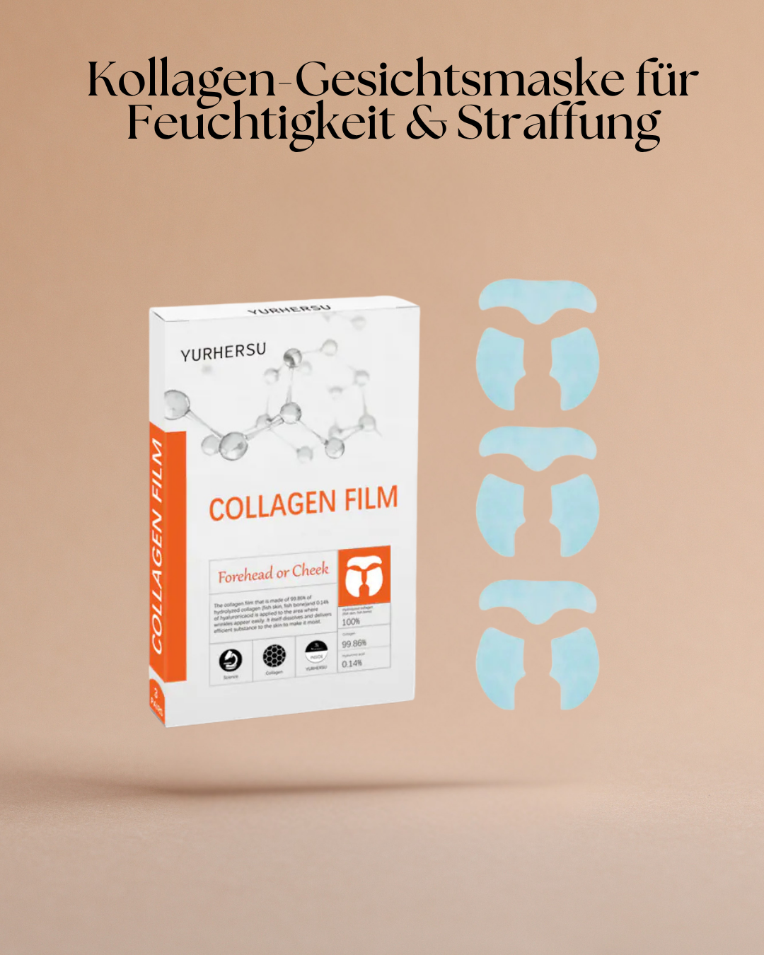 Kollagen-Gesichtsmaske – Feuchtigkeit & Straffung für strahlende Haut