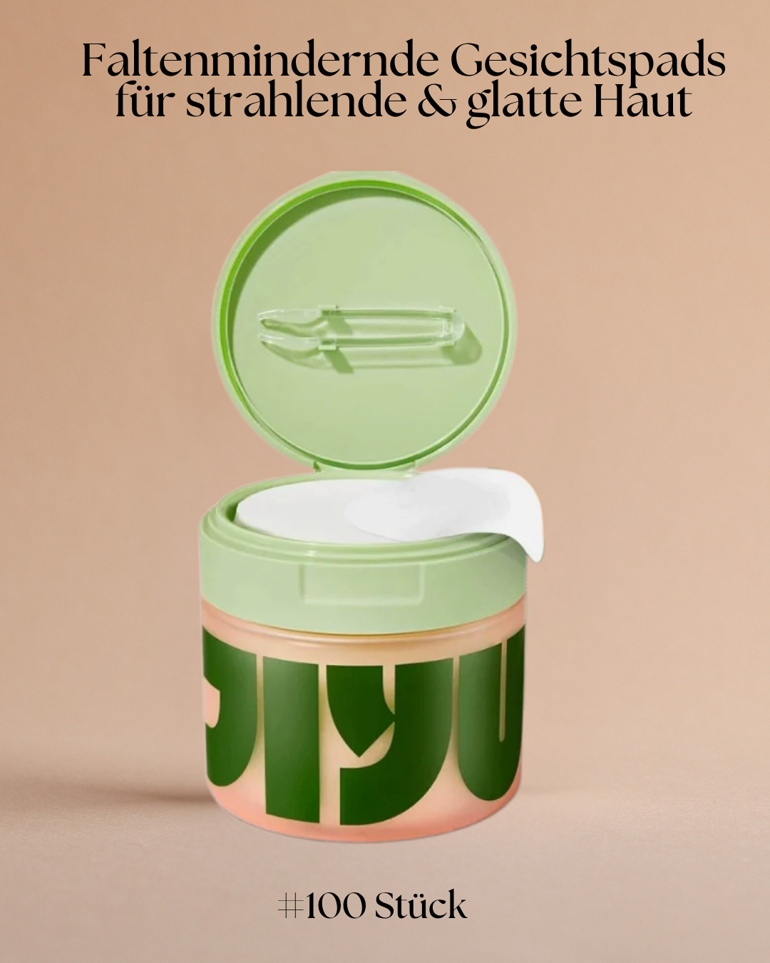 Faltenmindernde Gesichtspads für strahlende & glatte Haut