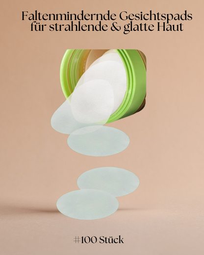 Faltenmindernde Gesichtspads für strahlende & glatte Haut